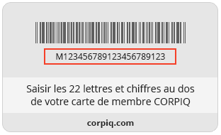 CORPIQ membership card